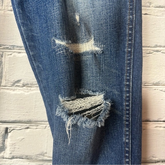 Madewell Women’s 9” High Riser Skinny Skinny Jean Distressed Size 31 Medium Wash - Picture 6 of 11